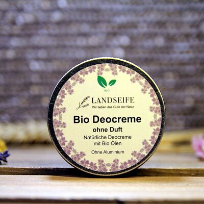 Crème déodorante bio sans parfum