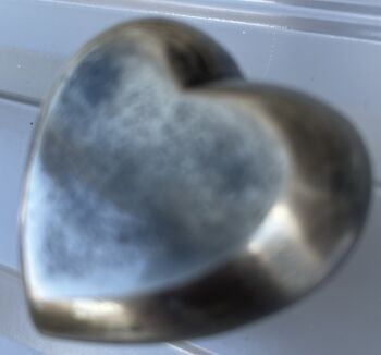 Boutons d'armoire/tiroir coeur (argent antique) paquet de 10 1