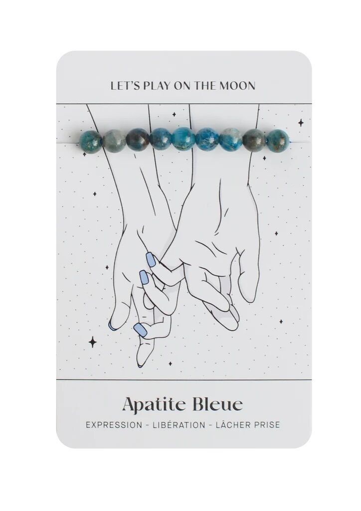 BLAUES APATIT-ARMBAND