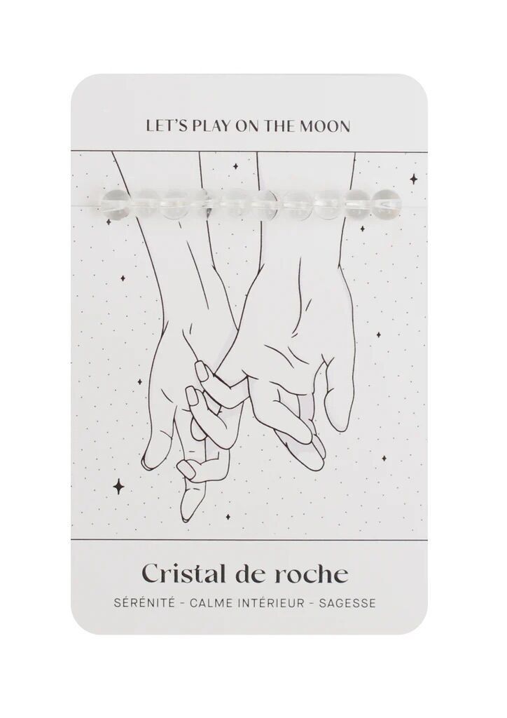 Bracciale in cristallo di rocca Serenità e purificazione – Litoterapia con pietre naturali