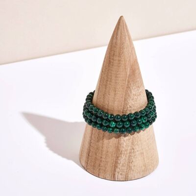 Malachite beads bracelet 6mm