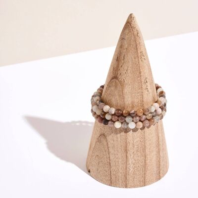 6mm Adularian Moonstone beads bracelet