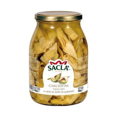 CARCIOFI A SPIGOLI IN OLIO DI GIRASOLE 960gr