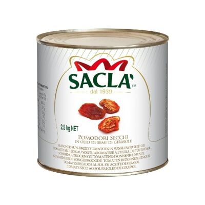 POMODORI SECCHI IN OLIO DI GIRASOLE 2,4kg