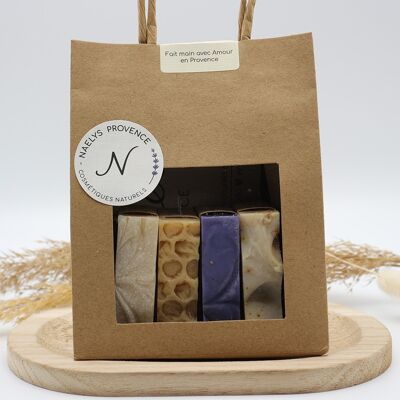 Artisanal gift box - Discovery Solid Soaps for care