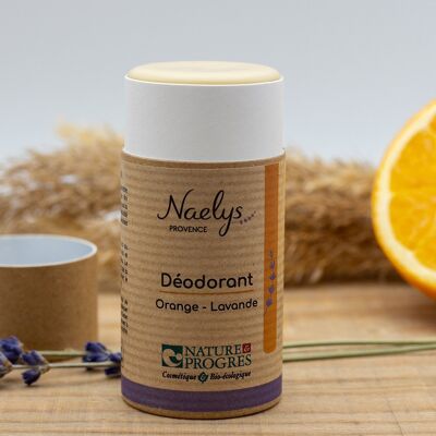 Natural solid deodorant Orange & Lavender Fine AOP Provence
