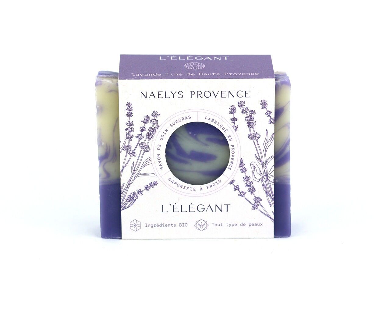 Sapone artigianale Lavanda Fine AOP della Provenza & Karitè