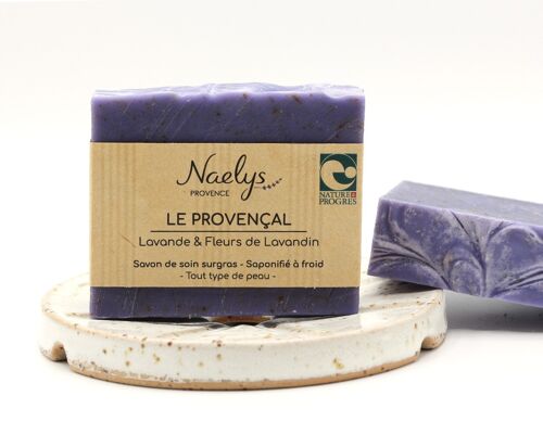 Savon artisanal Lavande fine de Provence AOP et fleur de Lavandin
