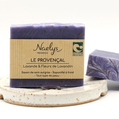 Artisanal soap Lavender fine from Provence AOP and Lavandin flower