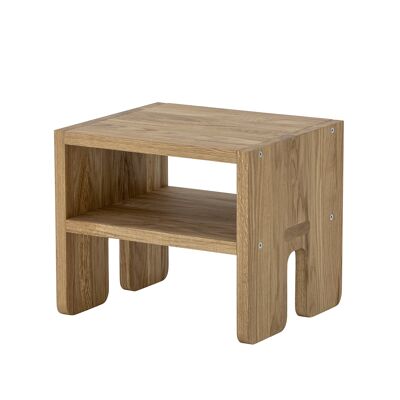 Bas Stool, Brown, Oak