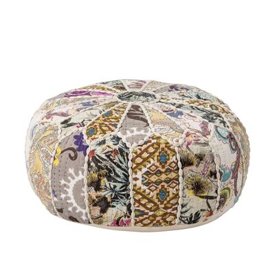 Pouf Gert, marron, coton