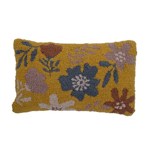 Fille Cushion, Brown, Cotton