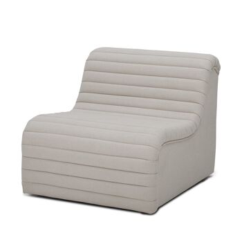 Chaise longue Allure, nature, polyester 1