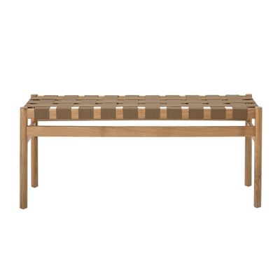 Roel Bench, Brown, Oak