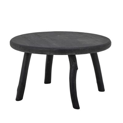 Tavolino Milos, nero, legno di recupero