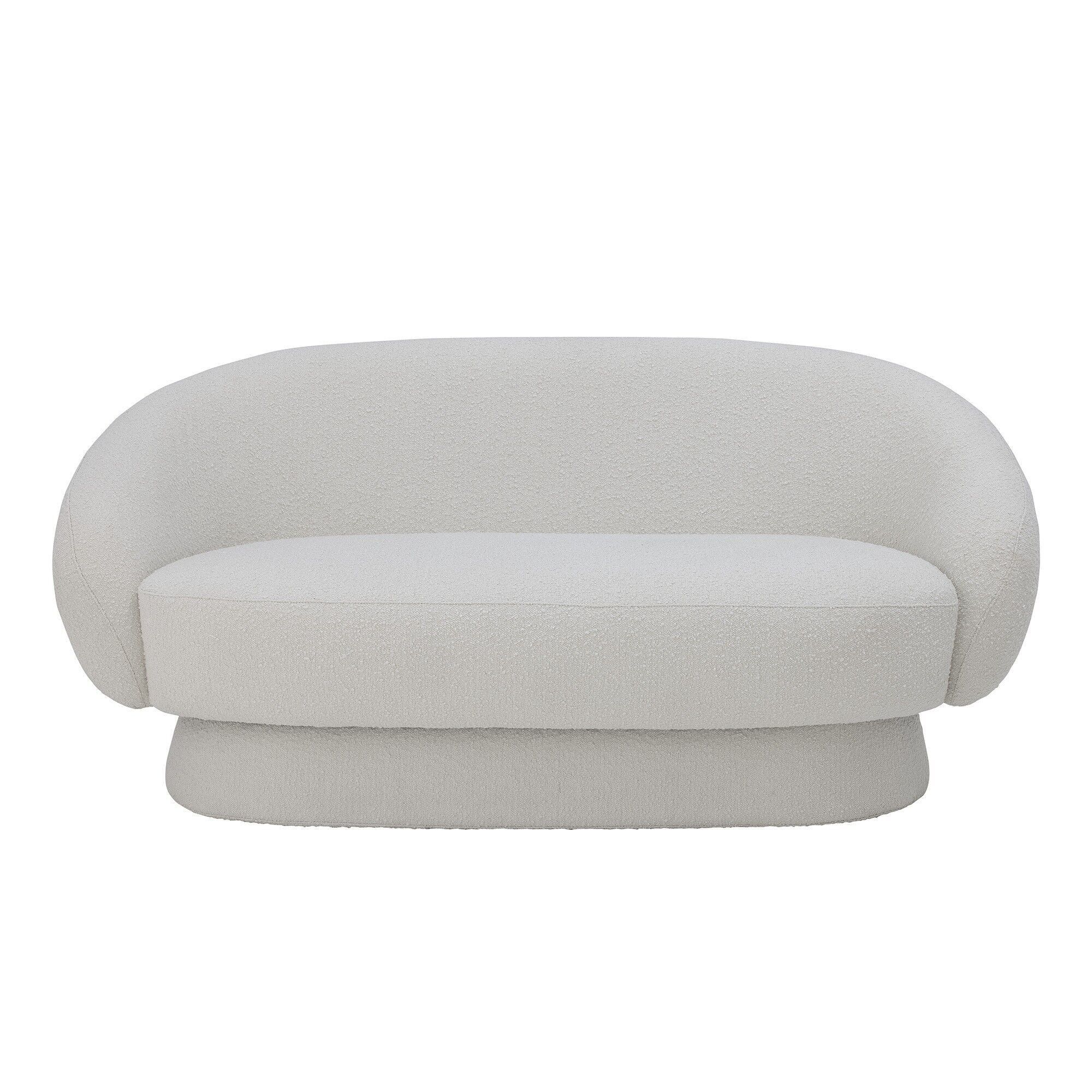 Ted Sofa, White, Polyester