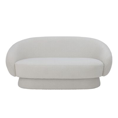 Ted Sofa, White, Polyester