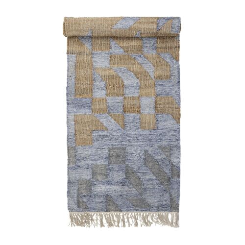 Vikka Rug, Blue, Jute