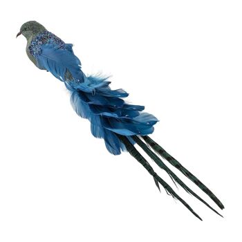 Payton Déco Oiseau, Bleu, Plume 3