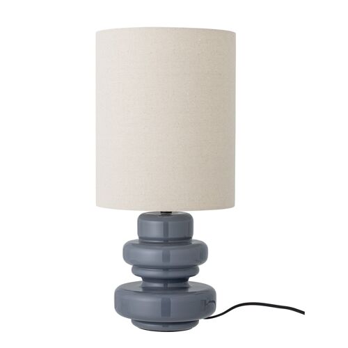 Fabiola Table lamp, Blue, Glass