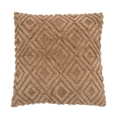 Aprilia Cushion, Brown, Cotton