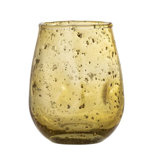 Henrike Votive, Brown, Glass