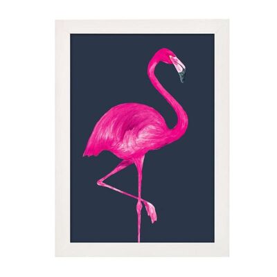 A2 Flamingo Print