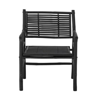 Coen Lounge Chair, Noir, Bambou