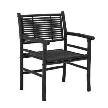 Coen Lounge Chair, Noir, Bambou 3