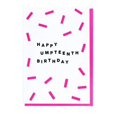 Happy Umpteenth Birthday Card