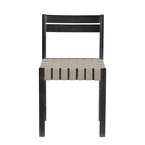 Maron Dining Chair, Black, Rubberwood