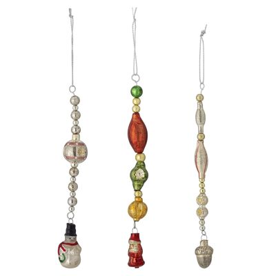 Qua Ornament, Gold, Glass