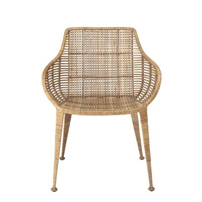 Amira Lounge Chair, Nature, Rattan