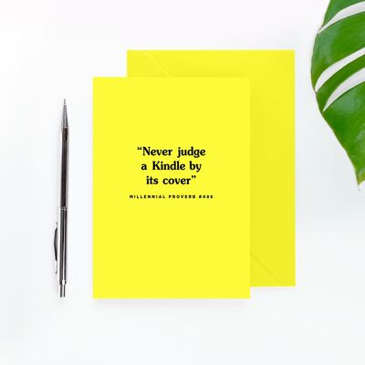 Nunca juzgues un Kindle por su tarjeta de presentación