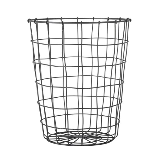 Merza Basket, Black, Metal