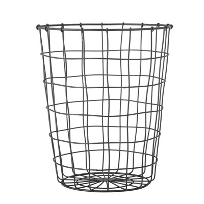 Merza Basket, Black, Metal