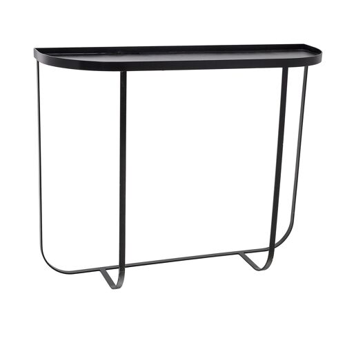 Harper Console Table, Black, Metal