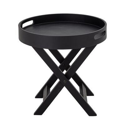 Freya Sidetable, Black, Rubberwood