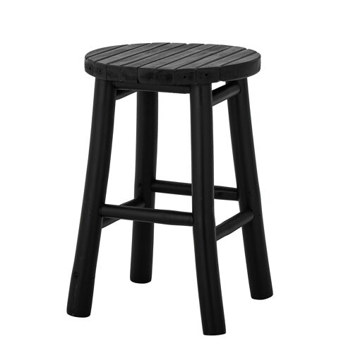 Bilbo Stool, Black, Bamboo