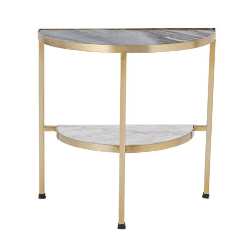 Clint Sidetable, Grey, Marble