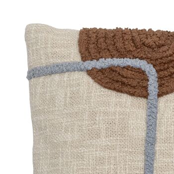 Coussin Emmaly, nature, coton 3