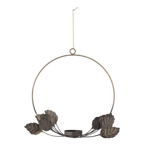 Ivalou Votive, Hanging, Brown, Metal