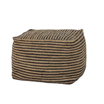 Nao Pouf, Noir, Jute 1