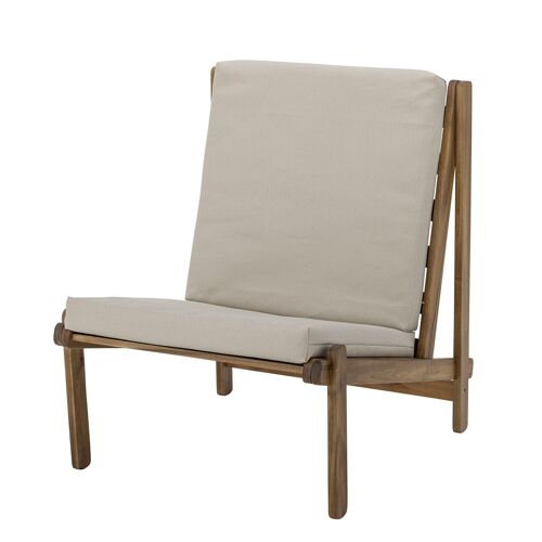 Gani Lounge Chair, Nature, Acacia