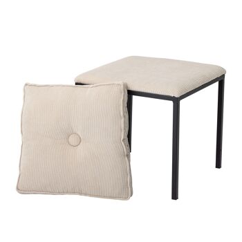 Tabouret Tammy, Nature, Polyester 3