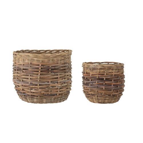 Lalou Basket, Nature, Rattan