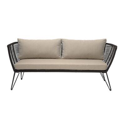 Mundo Sofa, Black, Metal