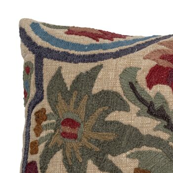 Coussin Cremona, Rouge, Coton 3