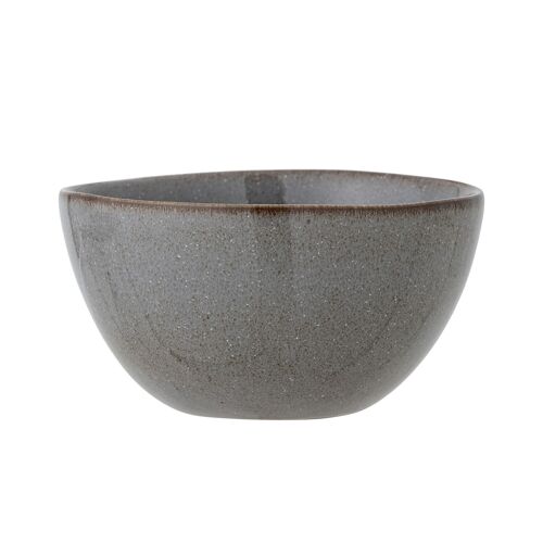 Sandrine Bowl, Grey, Stoneware