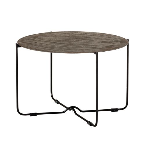 Adele Coffee Table, Black, Metal